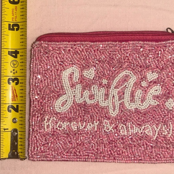 Swiftie (Forever & Always) Beaded pouch bag clutch Taylor Swift - Picture 2 of 5